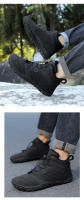 Botas de nieve de lana gruesa, zapatos individuales impermeables y antideslizantes, zapatos de algodón antideslizantes para usar descalzo. - details 14