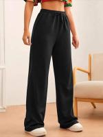 Pantalones de Manga Ancha de Alta Cintura para Mujer Primavera Otoño Pantalones Sueltos de Calidad con Cordón - details 10