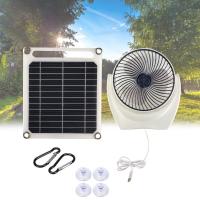 Panel Solar portátil multiusos para exteriores, ventilador alimentado por energía Solar, cargador Solar inteligente de 6W, ahorro de energía - details 10