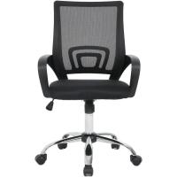 Ergonómica con Ruedas de Nylon con Malla Transpirable en Color Negro |   Modelo Aitana - 96 x 48 x 59 cm - details 1