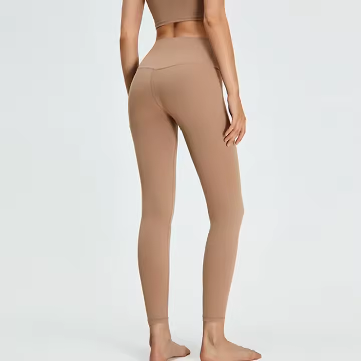 Leggings sin costuras para mujer, pantalones de Yoga elásticos de cintura alta para entrenamiento físico, mallas deportivas para mujer, ropa de gimnasio, pantalones deportivos informales - 1