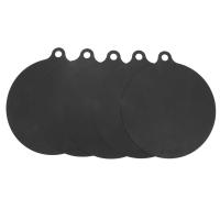 Alfombrilla protectora de inducción eléctrica, antideslizante almohadilla de silicona, cubierta protectora contra arañazos, alfombrilla con aislamiento térmico, color negro, paquete de 5 unidades - details 0