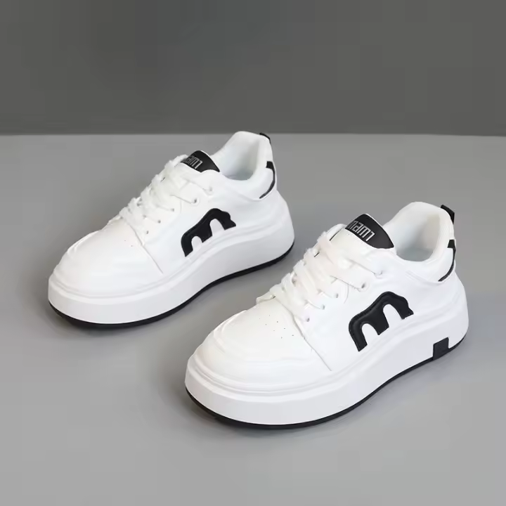 Zapatillas Blancas Transpirables Cp335 Zapatos de Tablero Escolar Casuales de Primavera/Verano 2025 - 1