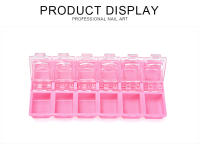 Caja de Accesorios KADS 12 Rejillas para Pulido de Uñas Bijoux de Diamante Rectangular Almacenamiento Seguro Marca KADS - details 3