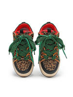 Zapatos Deportivos Casuales para Mujer de Tacón Bajo Estampado de Leopardo Pisa Plano - details 3