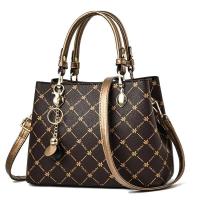 Bolso decorativo estampado a la moda, bandolera de hombro elegante de mediana edad con temperamento retro, mochila de lujo de alta gama - details 1