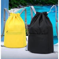 Mochila Impermeable Plegable con Cordón Ligera, Sencilla, Para Exteriores, Camping, Playa, Natación, Bolsas Deportivas Duraderas de Nylon para Yoga - details 0