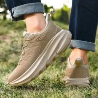 Zapatillas de Correr Antideslizantes de Cuero Nubuck Calzado Deportivo Casual para Hombres - details 4