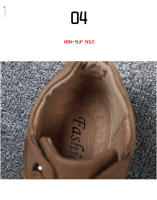 Zapatos informales para hombre, zapatos antideslizantes transpirables de cuero Unisex para caminar, zapatos cosidos a mano para mujer - details 4