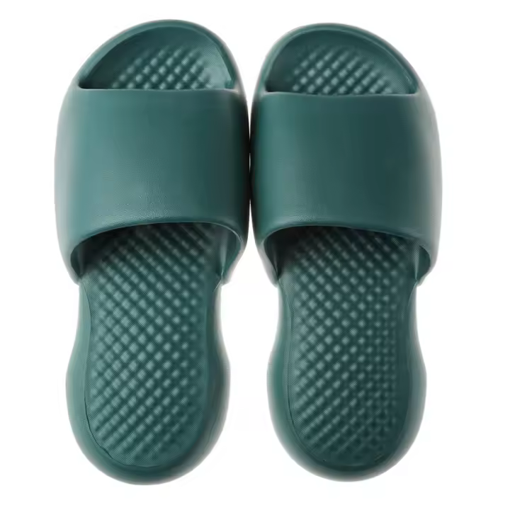 Paso en zapatillas de mierda casa de los hombres de verano interior casa de fondo grueso antideslizante desodorante baño baño zapatillas frescas mujeres - 1