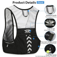 Mochila De Correr Al Aire Libre 5L Ultraligera Para Hombres Y Mujeres Bolsa De Hidratación Para Maratón Y Ciclismo - details 3
