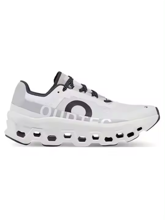 Zapatillas de correr transpirables y ligeras diseño negro, blanco perla y rosa glaciar. - 1