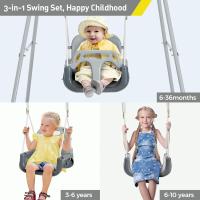 Columpio para Niños 4 Bolsas de Arena, Extremamente Resistente, Montaje Fácil, Guardado Sencillo - details 8