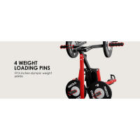 Mikolo Deltoid Shoulder Press hine, Elevación Lateral con Asiento y Respaldo Ajustables, Capacidad de Peso de 800 para la Parte Superior del Cuerpo hine - details 3