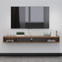 Soporte de TV de Madera Flotante Estante de Pared para TV Mueble de Madera para TV Colgante - details 9