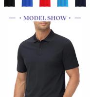 Camisa Polo Unisex De Verano En Color Sólido Casual Al Aire Libre Con Cuello Redondo Y Mangas Cortas Para Negocios Diarios - details 2