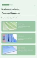 Juego de Toallas de 4 Piezas, Fibra de bambú,Antibacteriano,Desodorante,Suave and absorbente para baño, Ducha, y Uso Diario - details 3