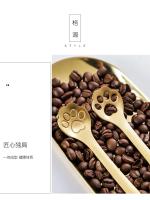 1PC Creative Cute Cat Claw 304 Stainless Steel Spoon Hollow for Ice Cream Coffee Tea Dessert Spoon Kitchen Tableware Accessories - details 4
