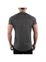 Moda Masculina Slim Fit Camiseta de Manga Corta para Fitness Diseño Muscular para Corredores - details 19