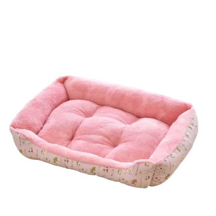 Alfombrillas de felpa suave para mascotas, camas cálidas para perros pequeños, medianos y grandes, nido para perros - 1