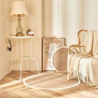 Alfombra de habitación redonda, fibra de yute, trenzada a mano para sala de estar, decoración - details 4