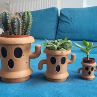 Decoración de escritorio linda y jugosa, regalo Gongo, Air Eta, lindo Etero, estante de papelería - details 4