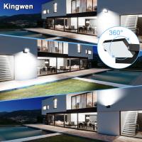 Aplique LED 40W Pared Exterior/Interior 360 ° Rotación Blanco cálido 3000K LED Exterior Impermeable Apliques de Pared negra 3000LM - details 18