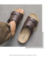 Sandalias de verano para hombre, zapatillas casuales, nuevo estilo 2025, para exteriores, deportivas, de conducción, sandalias de playa resistentes al desgaste de doble propósito - details 9