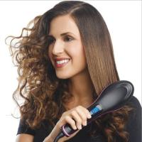 Alisador de pelo eléctrico profesional, cepillo portátil de mano, pantalla de cristal líquido, alisador de pelo, peine saludable - details 4