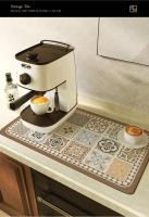Almohadilla de drenaje para máquina de café, estera súper absorbente para secado de platos, almohadilla de drenaje para vajilla, alfombra de secado rápido, mantel individual para vajilla de cocina - details 2