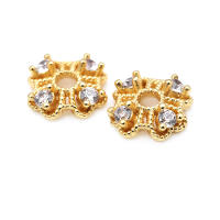 Accesorios de Joyería DIY de Alta Calidad Abalorios de Cuarzo de Brasa Dorada de 18K - details 25
