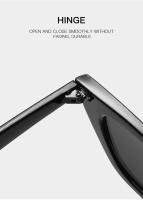 Gafas De Sol estilo ojo De gato Vintage para mujer, gafas De Sol negras con tonos Retro, gafas De Sol cuadradas con montura pequeña a la moda para mujer - details 18