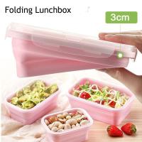 Cajas de Picnic para el hogar y la cocina, contenedor de alimentos de silicona, cuenco plegable, fiambrera plegable - details 1