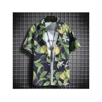 Ropa de playa para hombre, conjunto de 2 piezas, camisa hawaiana y pantalones cortos de secado rápido, ropa de moda para hombre, trajes informales estampados de verano - details 7