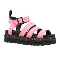 Verano nueva plataforma Martin sandalias de piel de vaca de las mujeres sandalias romanas dedo desnudo hebilla de metal línea de costura - details 8