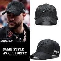 Gorra de béisbol bordada de camuflaje para hombre, gorra con visera de águila, marca de moda callejera - details 1