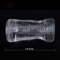 Juguete sexual vaginal transparente de 13cm para hombres 18 Plus masturbador masculino vagina realista ejercitador de agrandamiento de vagina Real erótico - details 8