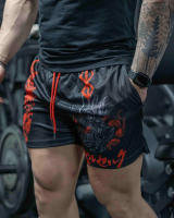 Pantalones Cortos de Gimnasio 3D Impresión Estilizada Ajuste Suelto para el Verano, Mangas Deportivas con Bolsillos para Entrenamiento y Correr - details 6