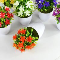Planta en maceta Artificial, maceta pequeña para bonsái, adornos de árbol simulados, decoración de mesa para boda, hogar, Hotel y oficina, plantas falsas, 1 ud. - details 0