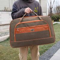 Bolso de viaje de lona plegable multifuncional, ligero, de gran capacidad, bolso cruzado para mudanza, casa, viaje de negocios - details 2