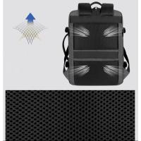 Mochila de viaje clásica para hombre, morral de negocios expandible con USB, bolsa de gran capacidad para ordenador portátil, impermeable, a la moda - details 26