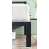 Cama de 180 x 200 cm, Marco de Cama de Altura 36 cm con Almacenamiento Debajo de la Cama, Marco de Cama Plataforma de Metal, Color Negro - details 8