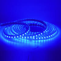 GAHADA Tira de LED Impermeable IP67 120LEDs/m Blanco Cálido Bleu Enchufe de Interruptor EU - details 6