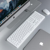 Teclado inalámbrico español con ñ Teclados bluetooth silenciosos recargables de aluminio para mac apple Tab let ipad slim teclados rusos recargables blanco - details 8