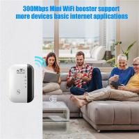 Repetidor WIFI inalámbrico de 300Mbps, enrutador 2,4G, extensor de rango Wifi, amplificador de señal Wi-Fi, adaptador de tarjeta de red 802.11N para PC - details 9