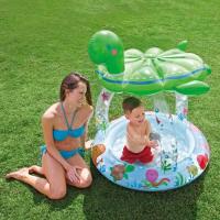 Piscina al Aire Libre para Niños Diseño de Coco de Isla Tropical Juegos de Agua divertidos bajo Parasol de Sol - details 9