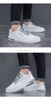 Nuevos zapatos blancos transpirables de primavera para hombre, zapatos de tela versátiles a la moda, zapatos deportivos y de ocio, zapatos de moda - details 18