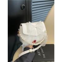 Glovento-Bolso Mini Cuadrado para Mujer |   Lazo y Perlas Elegantes |   Regalo San Valentín - details 7