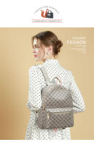 FOXER Mochila de viaje retro para mujer con firma de moda - details 17