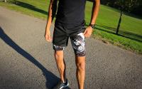 Pantalones Cortos de Compresión Y2K con Estampado de Calavera Ropa de Gimnasio 2-en-1 para Hombres - details 3
